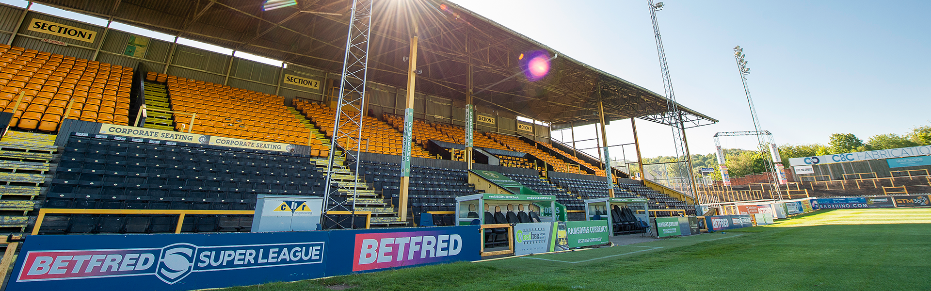 Design: Castleford Tigers Stadium –